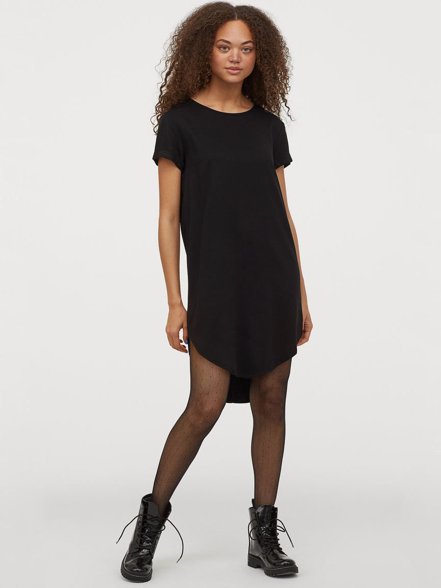 

Платье H&M 843687  Черное, Платье H&M 843687 38 Черное