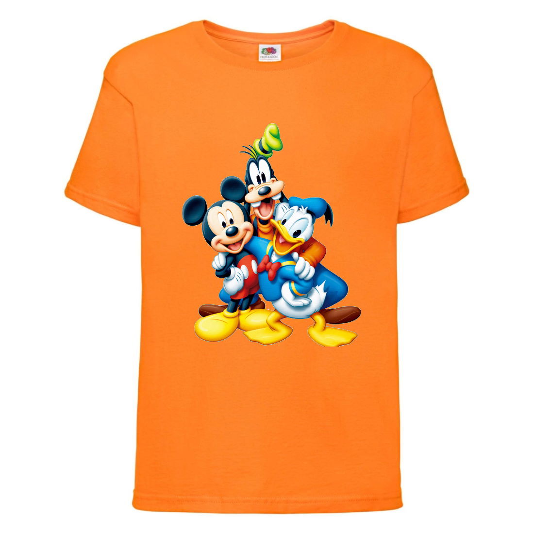 

Футболка детская Микки Маус 002 (Mickey Mouse) оранжевая (MMS orn 002) 128 см