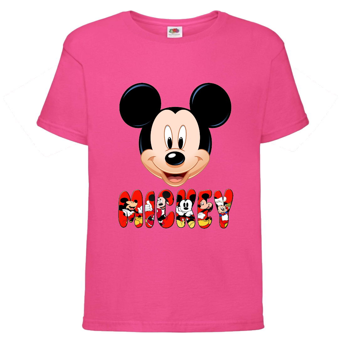 

Футболка детская Микки Маус 004 (Mickey Mouse) розовая (MMS pnc 004) 140 см