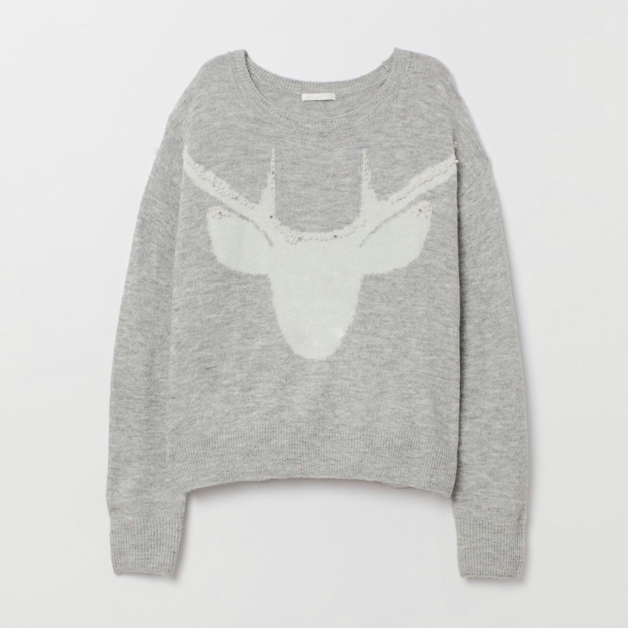 

Джемпер H&M 7999458RP31 S Серый меланж