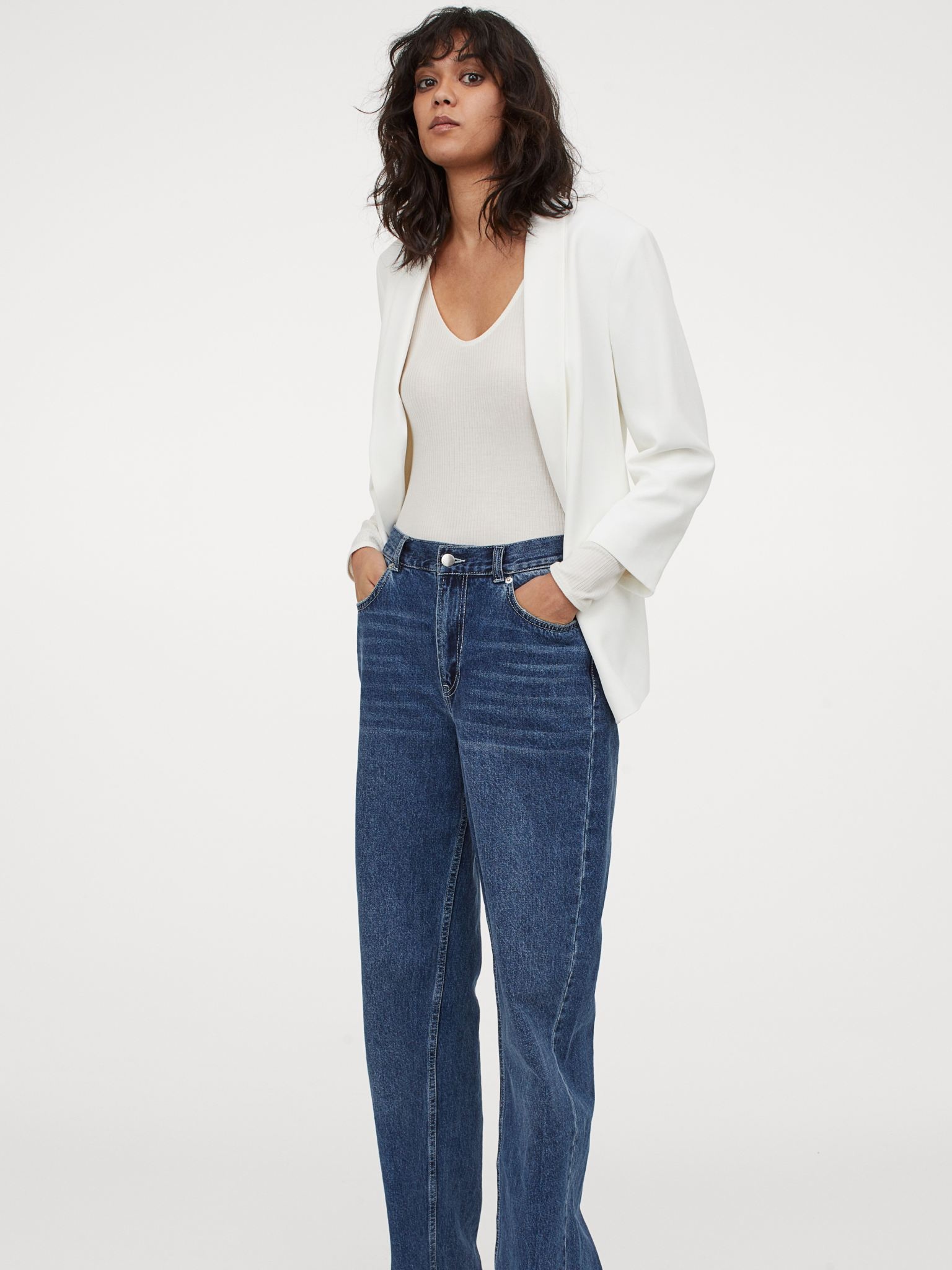

Пиджак H&M 728156dm 38 Молочный