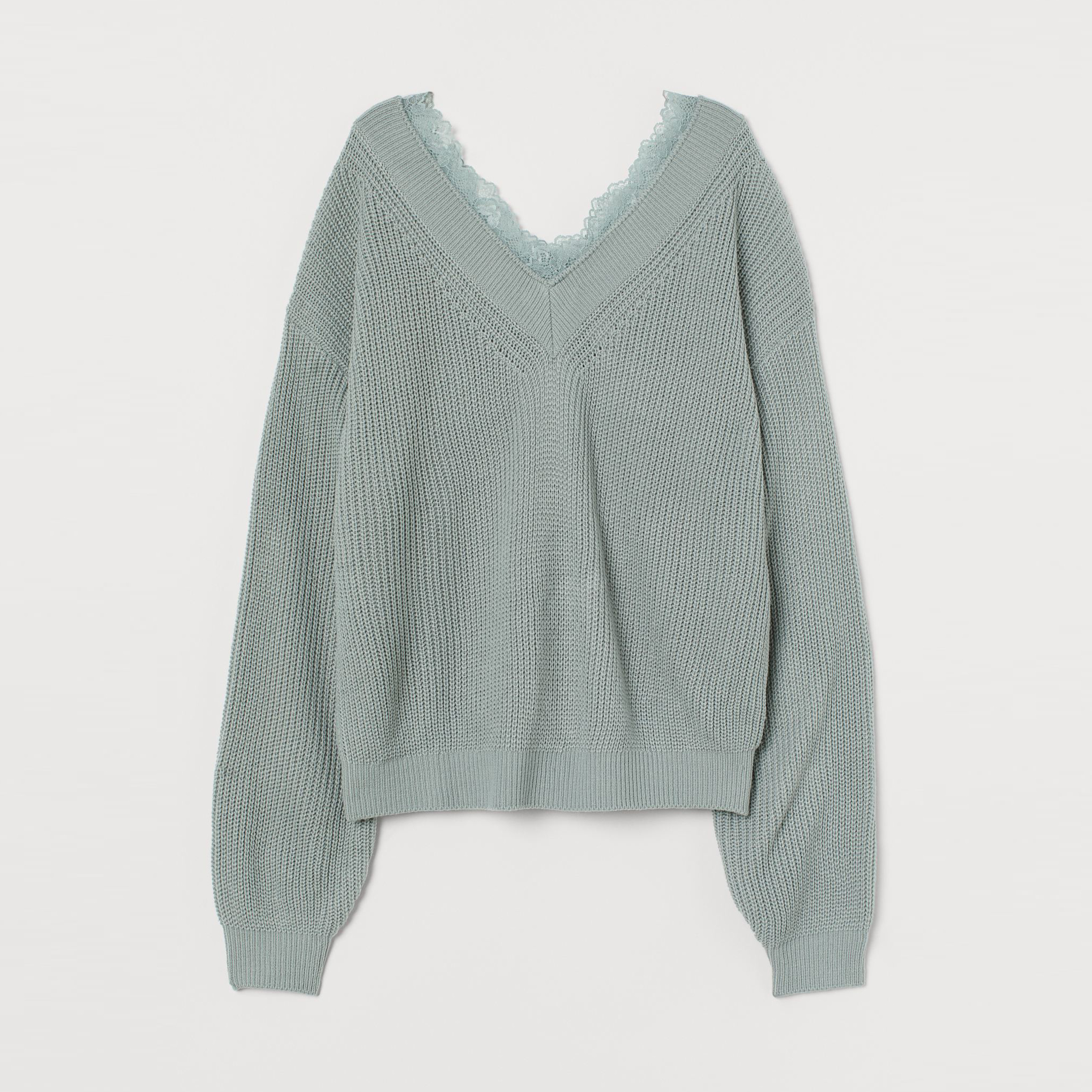 

Пуловер H&M 8790882dm S Бирюзовый