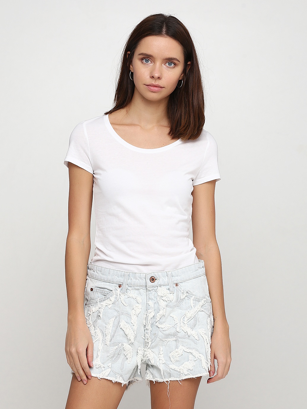 

Футболка H&M 6783428RP2  Белая, Футболка H&M 6783428RP2 XL Белая