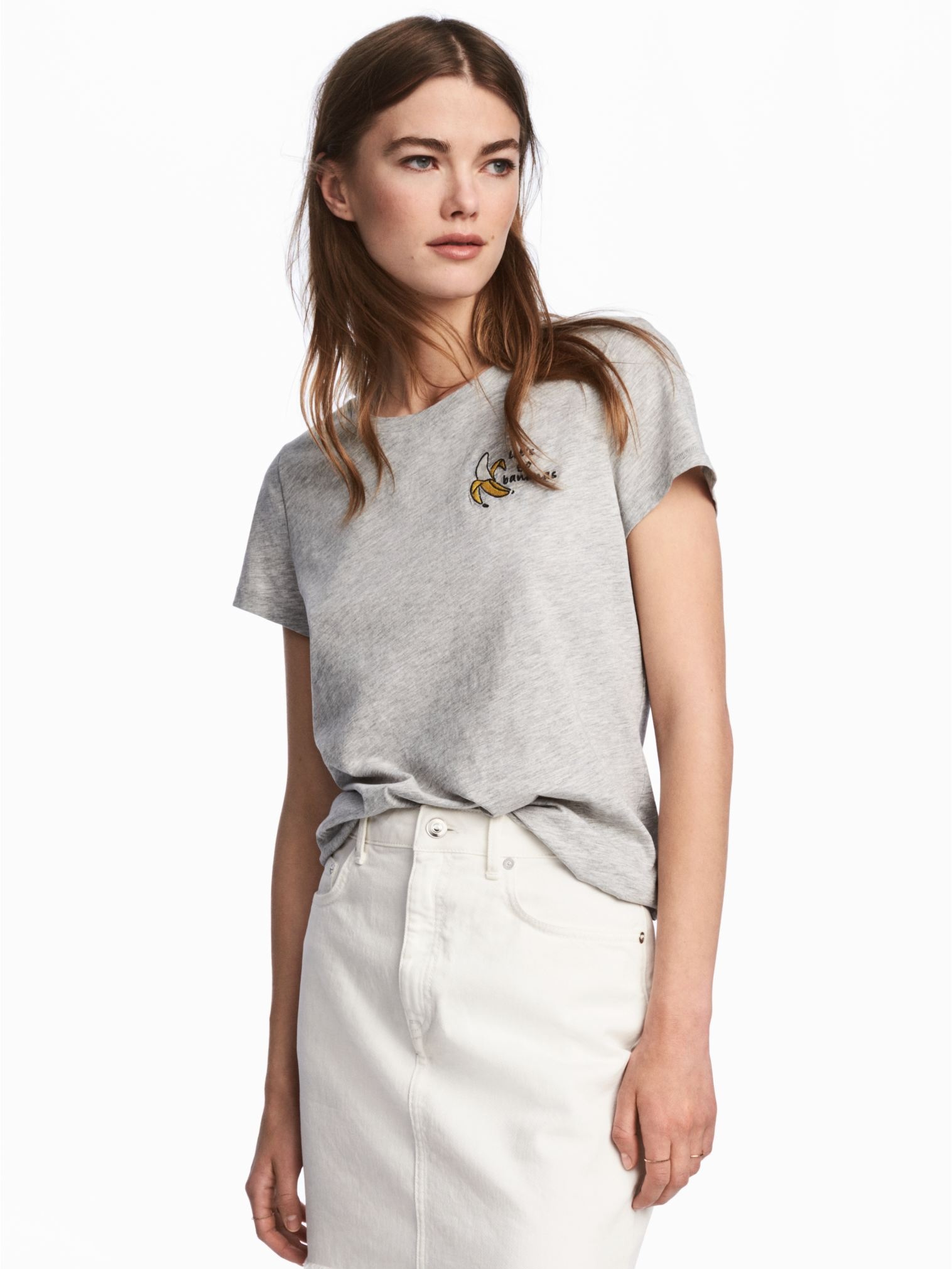 

Юбка джинсовая H&M 5489616RP12 42 Белая