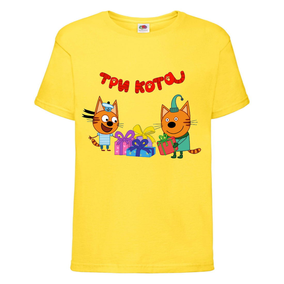 

Футболка детская Три Кота 9 (Three Cats 9 TC yel 9) желтая 104 см