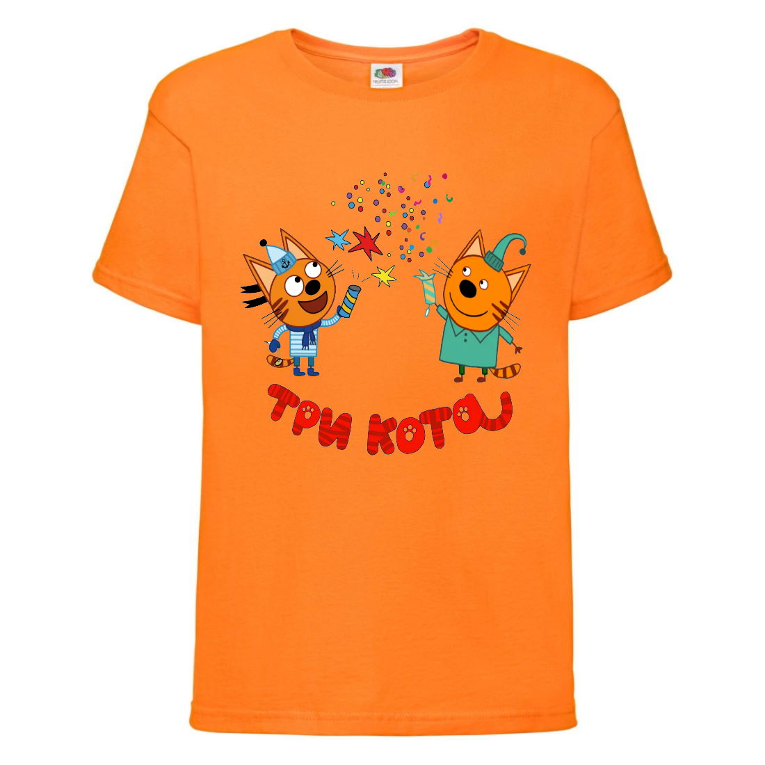 

Футболка детская Три Кота 02 (Three Cats 02 TC or 02) оранжевая 104 см