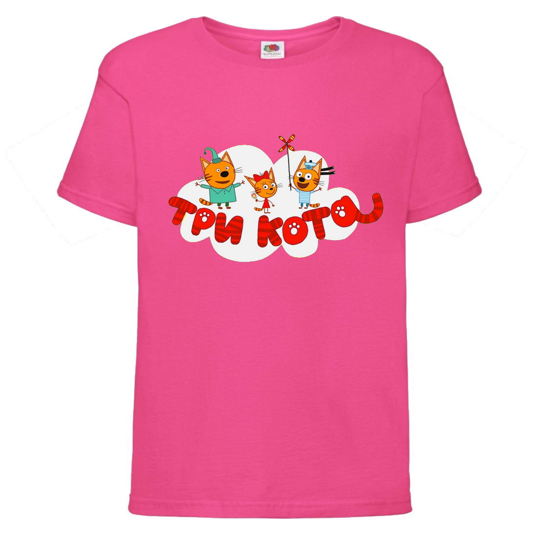 

Футболка детская Три Кота 4 (Three Cats 4 TC pnc 4) розовая 104 см