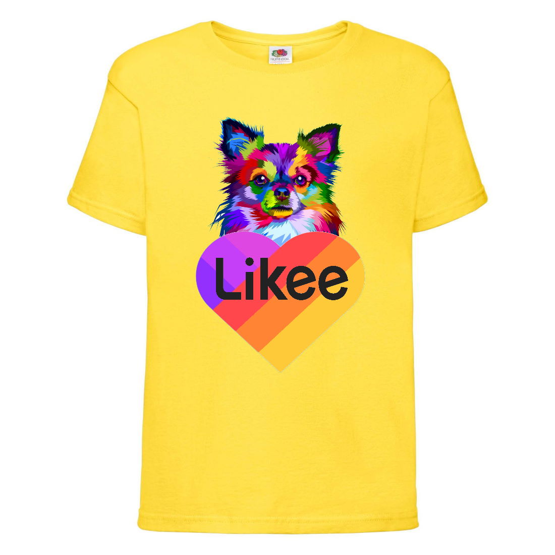 

Футболка Лайк Likee желтая 4 (Ly-d5) 164 см