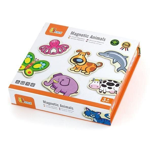 

Набір магнітних фігурок Viga Toys "У світі тварин" (2400667304011)
