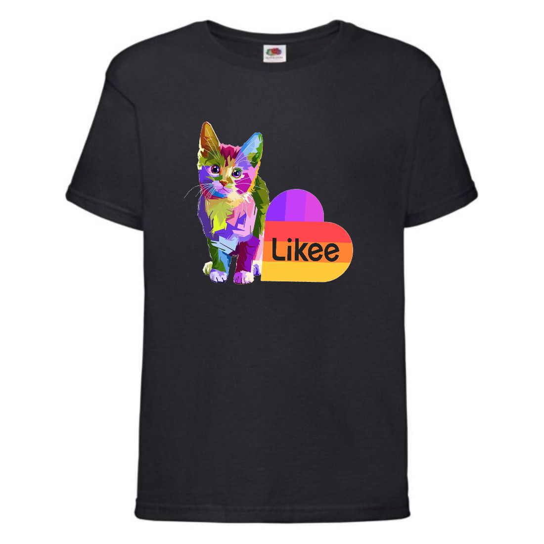 

Футболка Лайк Likee черная (Lblack-cat2) 116 см