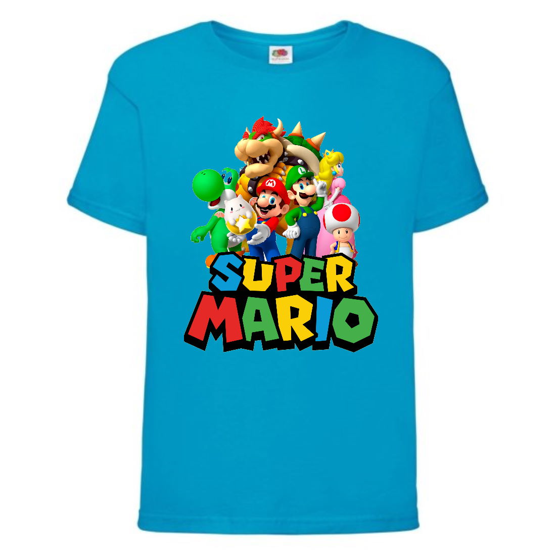 

Футболка Супер Марио 10 (Super Mario) синяя (SMar blu-4) 140 см