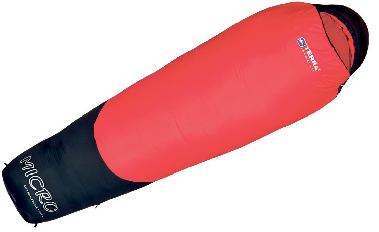 

Спальный мешок Terra Incognita Compact 1400 правый Красно-черный