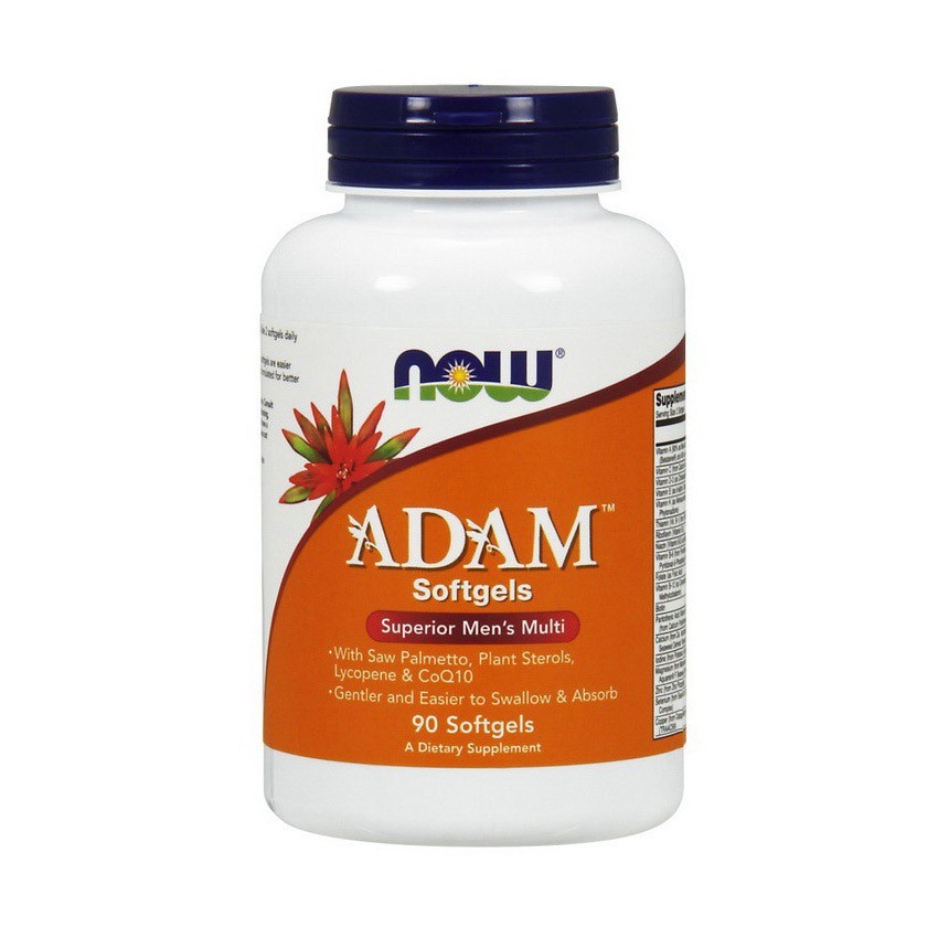 

Мультивитаминный мужской комплекс Адам Нау Фудс / Now Foods Adam для мужчин 90 softgels / капсул