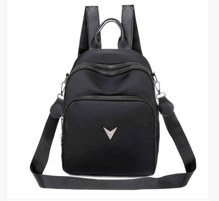 

Рюкзак женский черный из нейлоновой ткани Lady Future Черный (133G)