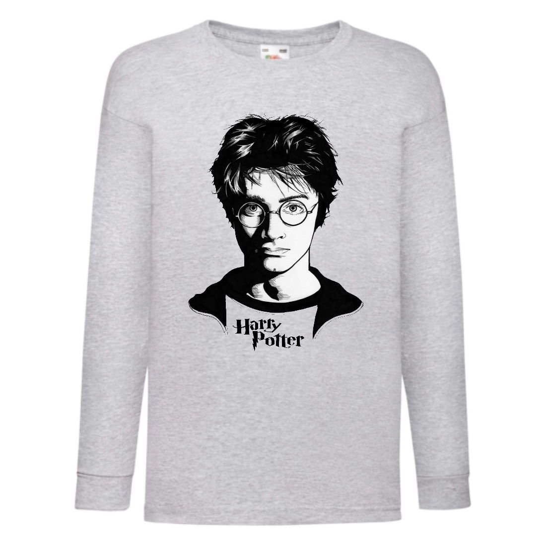 

Лонгслив реглан Гарри Поттер 7 (Harry Potter) серый (HPO gr 007) 152 см