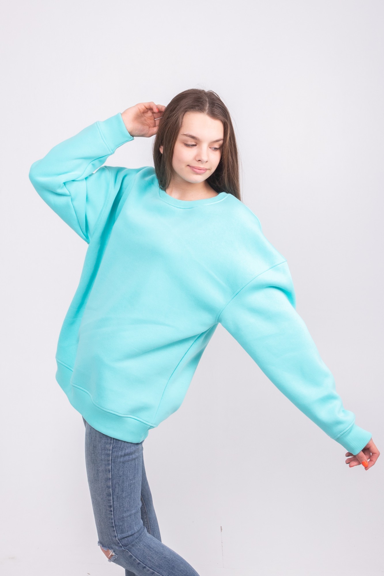 

Свитшот TvoePolo One Size Мятный (9118-55)