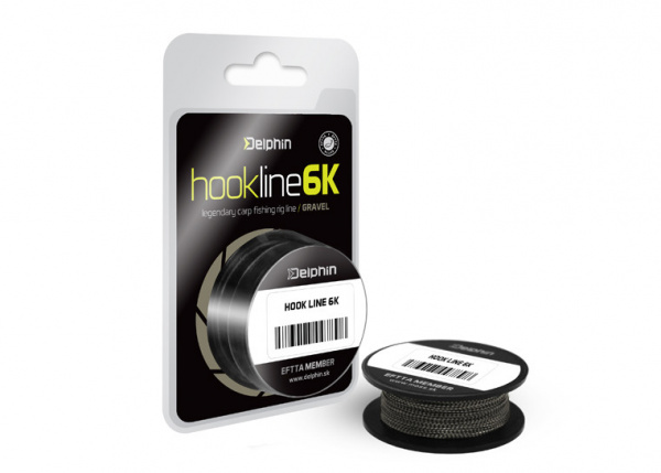 

Поводковий матеріал Delphin Hook line 6K 20m/гравій 15lbs