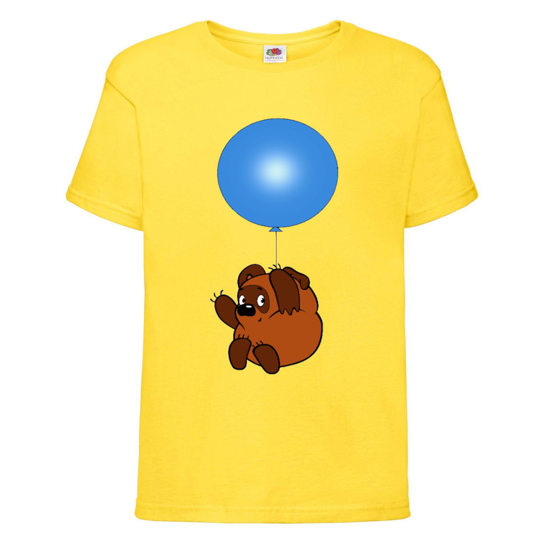 

Футболка детская Винни Пух 001 (Winnie Pooh) желтая (WIP yel 001) 128 см