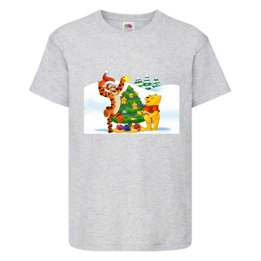

Футболка детская Винни Пух 008 (Winnie Pooh) серая (WIP gr 008) 104 см