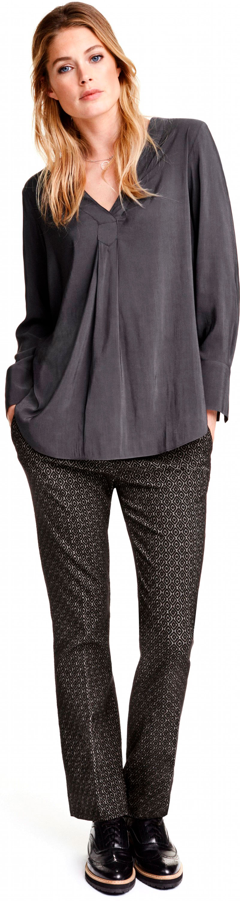 

Брюки H&M 03VWM60 32 Серые