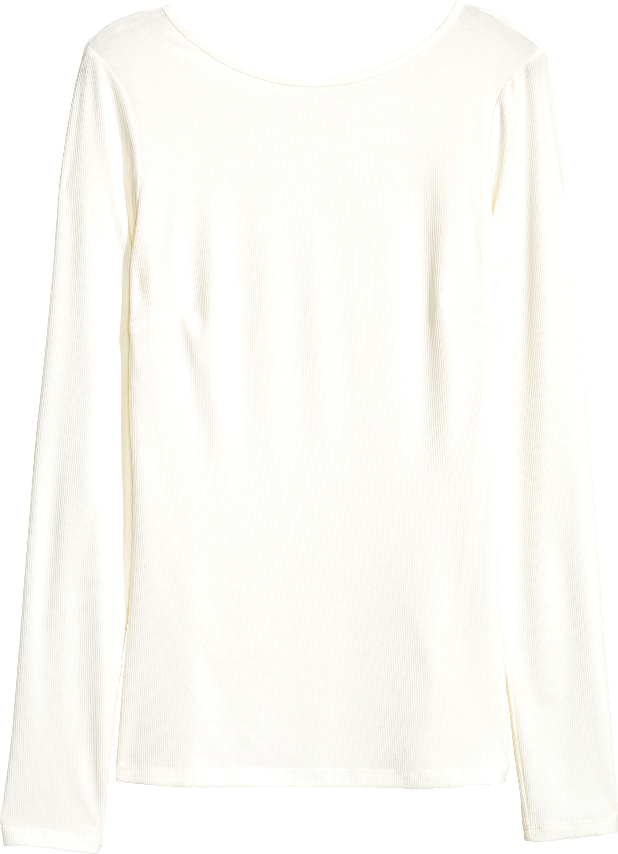 

Футболка с длинными рукавами H&M 04VNC20 L Белая