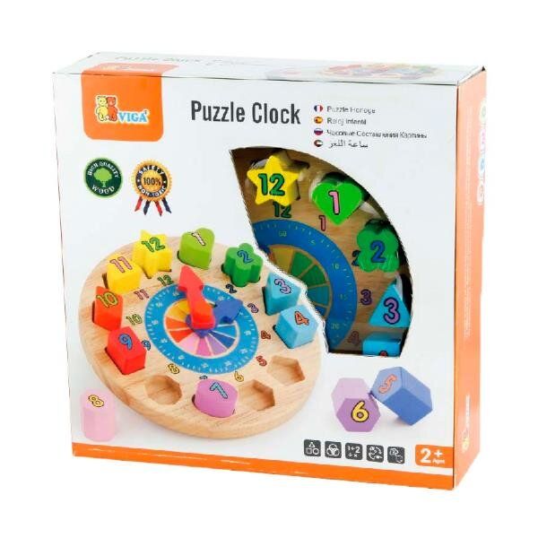 

Пазл Viga Toys "Годинник" (2400632724011)