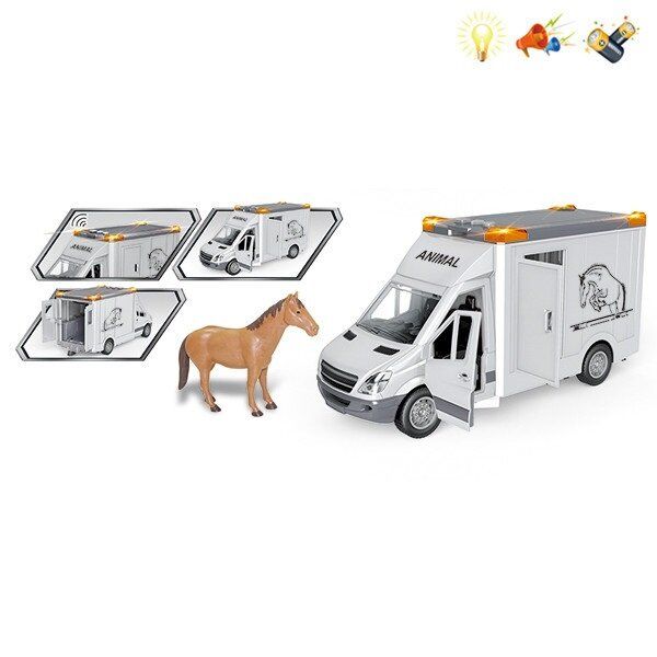 

Машинка інерційна Фургон JINJIA TOYS 666-06P зі світловими та звуковими ефектами