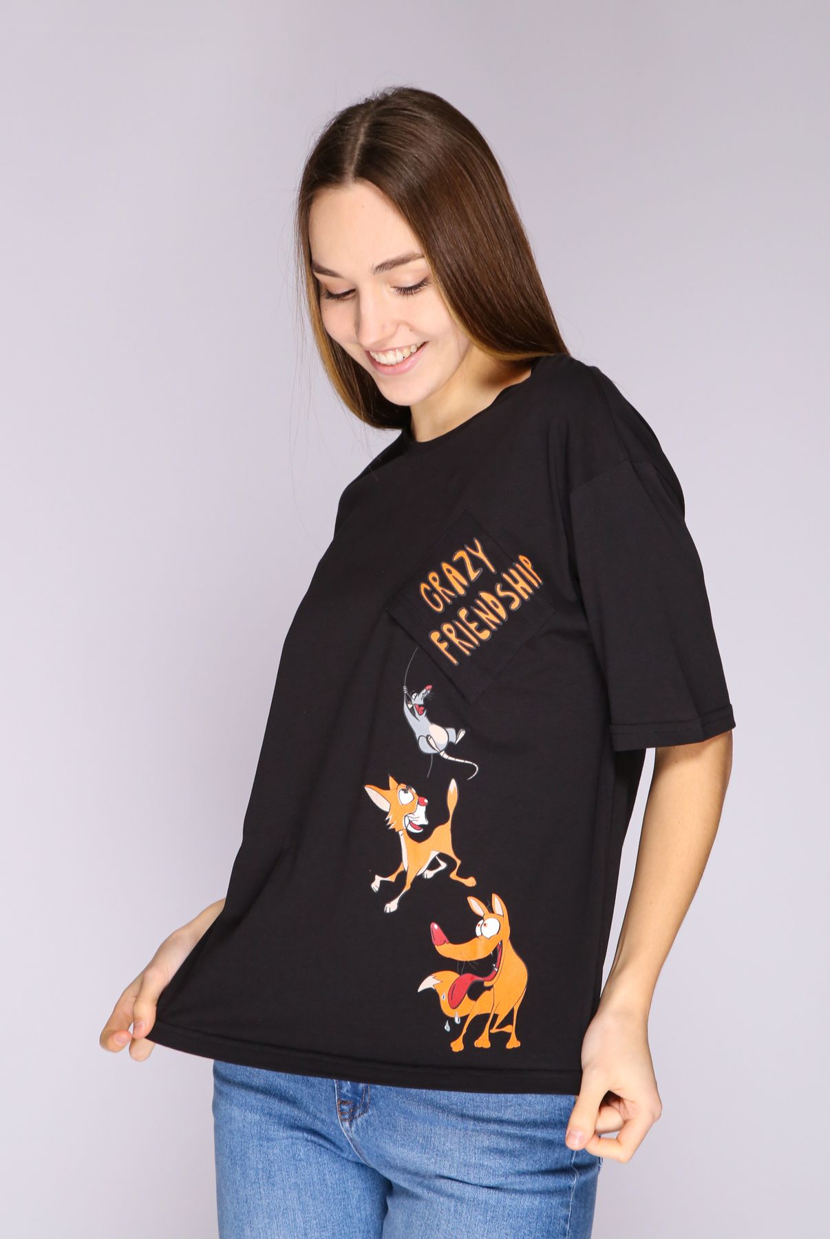 

Футболка MDG 034201 M Чорний