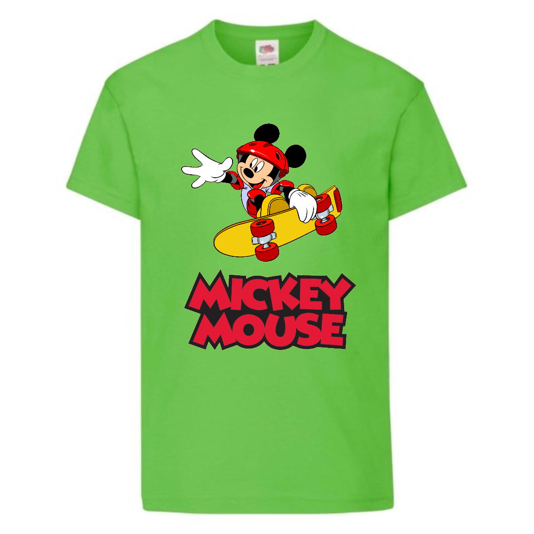 

Футболка детская Микки Маус 008 (Mickey Mouse) светлозеленая (MMS lgrn 008) 128 см