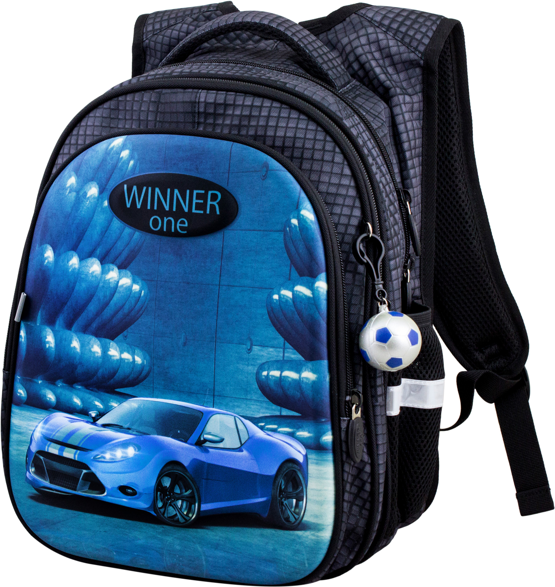

Рюкзак школьный Winner Stile R1-006 для мальчиков черный