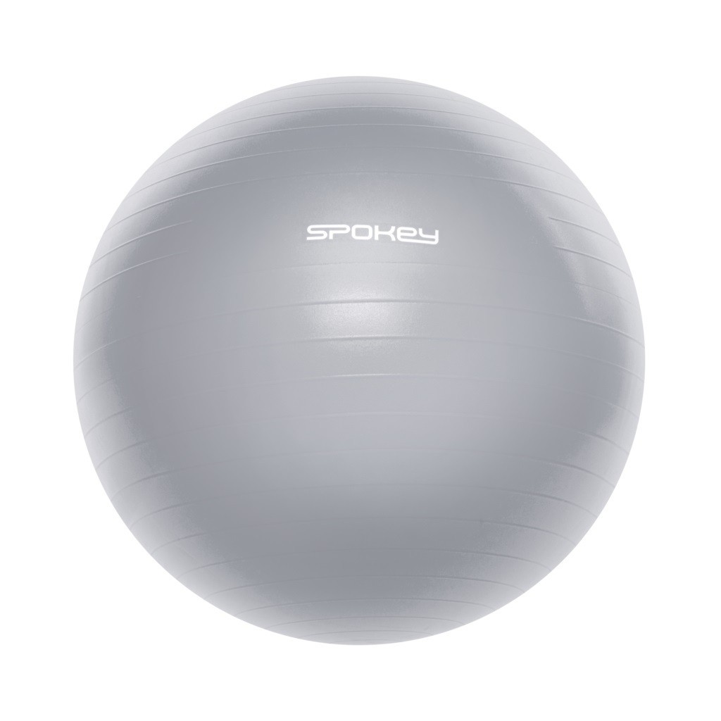 

Мяч для фитнеса Фитбол с насосом Spokey Fitball lIl 65 см Серый (921021)