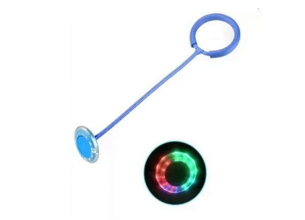 

Нейроскакалка Simons светящаяся хула-хоп Голубая