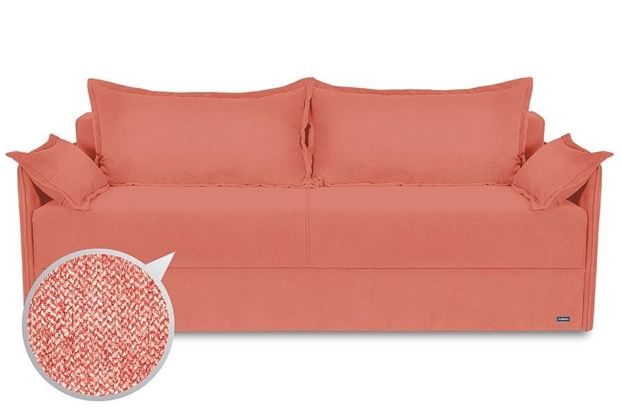 

Ортопедический прямой диван Венето «Дени» (Vasco 13) Розовый