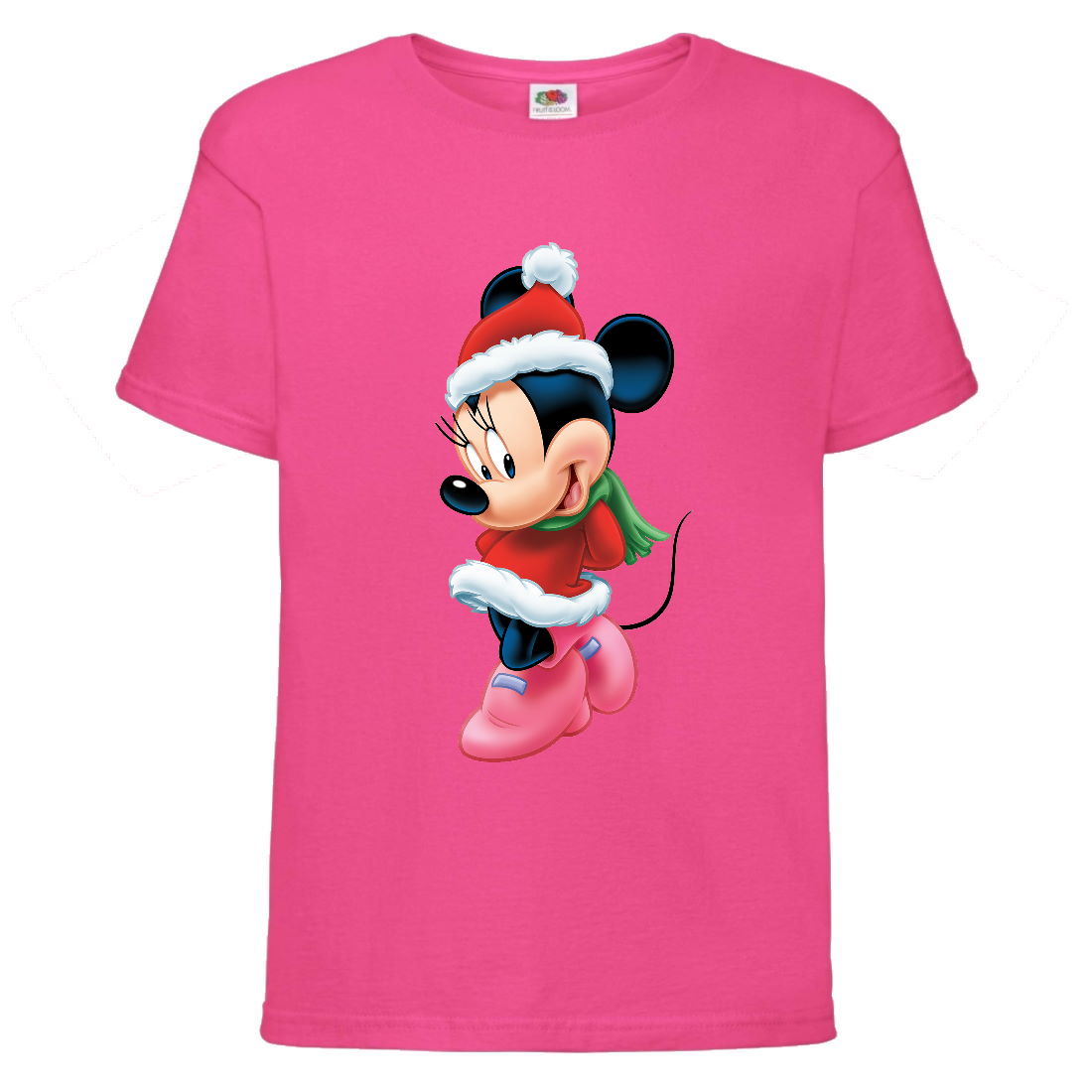 

Футболка детская Микки Маус 001 (Mickey Mouse) розовая (MMS pnc 001) 128 см