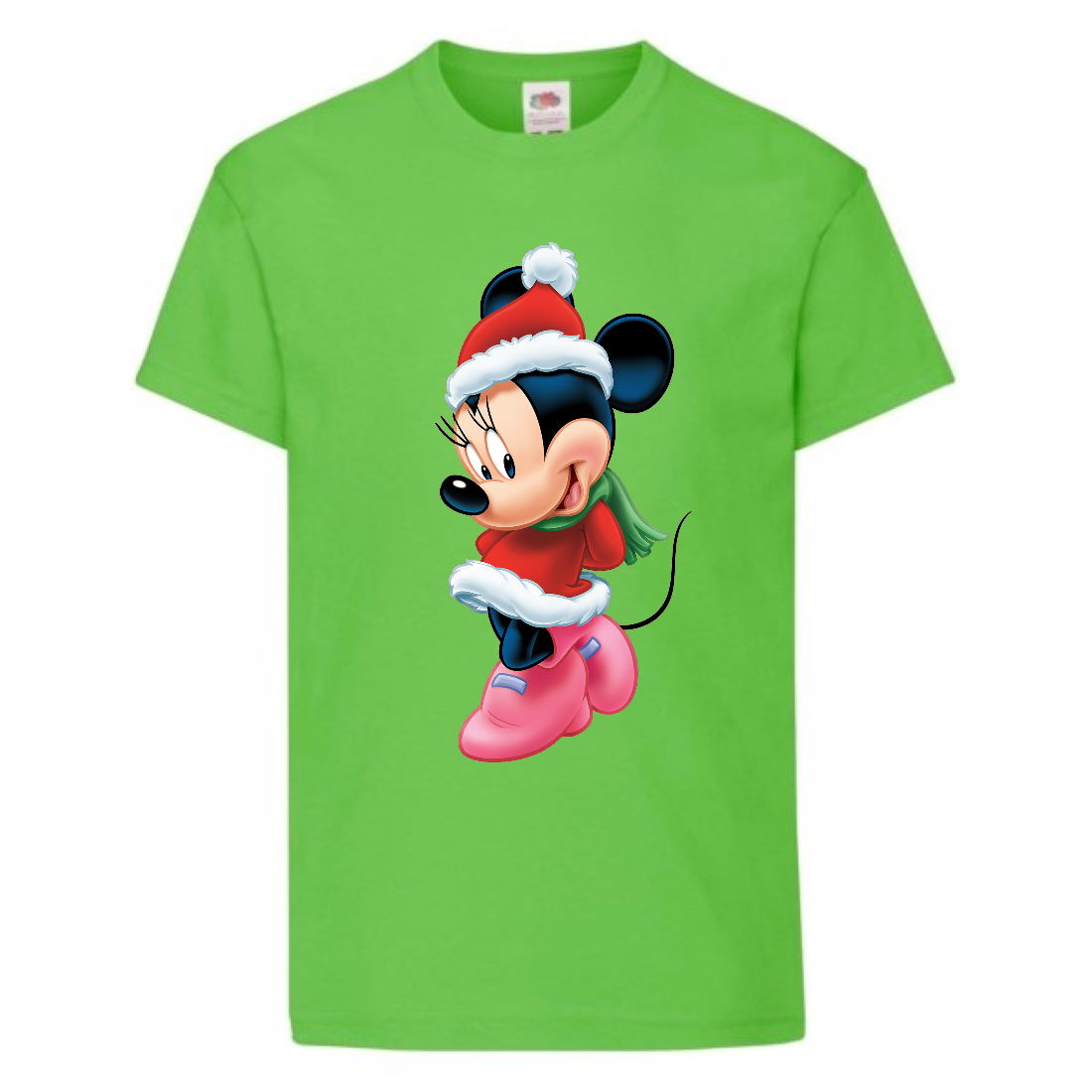 

Футболка детская Микки Маус 001 (Mickey Mouse) светлозеленая (MMS lgrn 001) 116 см