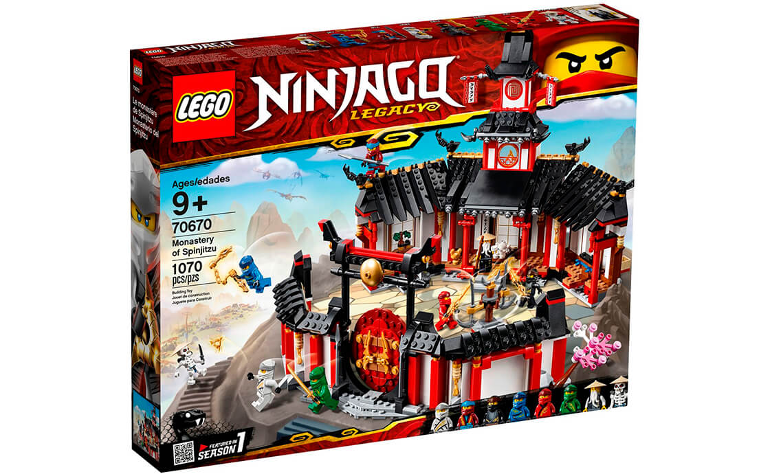 

Конструктор LEGO Монастир спін-джитсу 1070 деталей (70670)