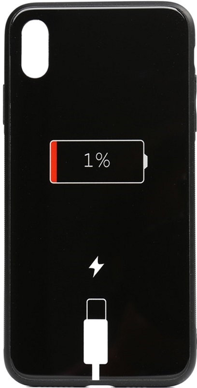 

Панель TOTO Cartoon Print Glass Case для Apple iPhone X/Xs Battery Charge
