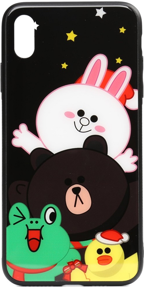 

Панель TOTO Cartoon Print Glass Case для Apple iPhone X/Xs Line friends all about