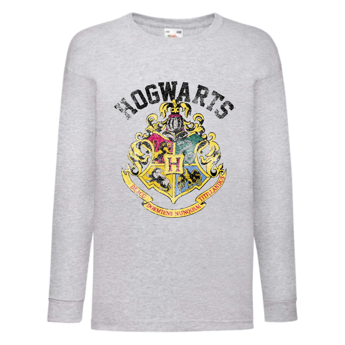 

Лонгслив реглан Гарри Поттер (Harry Potter) серый (HPO gr 001) 116 см