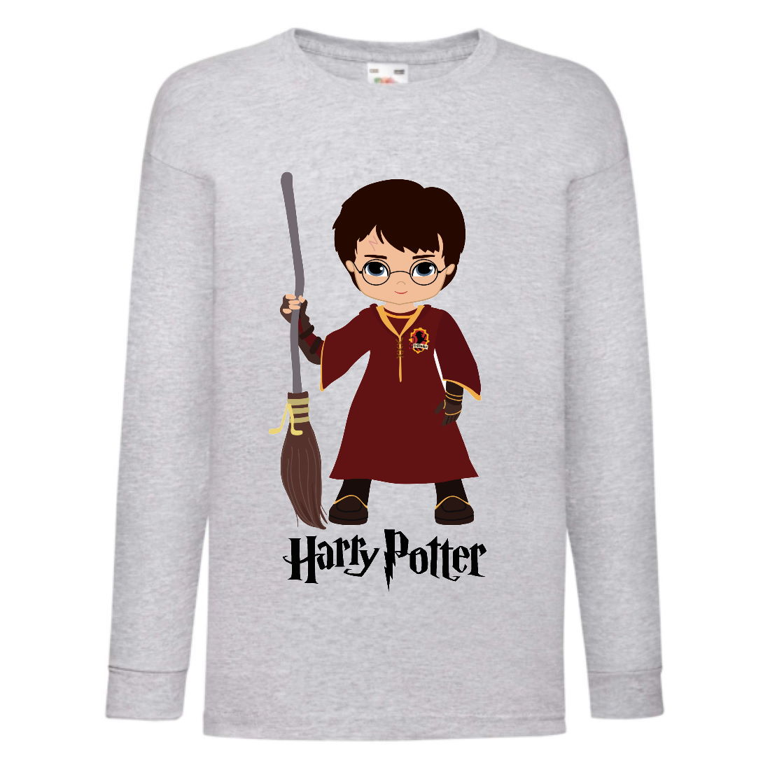 

Лонгслив реглан Гарри Поттер 3 (Harry Potter) серый (HPO gr 003) 104 см