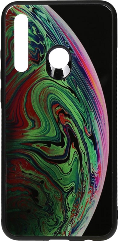 

Панель TOTO Print Glass Space Case для Huawei P Smart+ 2019 Green