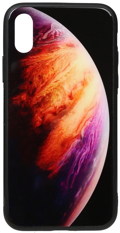 

Панель TOTO Print Glass Space Case для Apple iPhone Xs Max Lilac