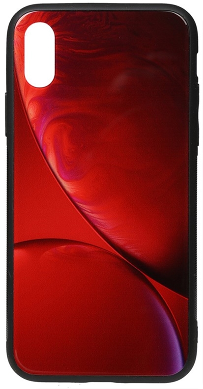 

Панель TOTO Print Glass Space Case для Apple iPhone Xs Max Rubin Red