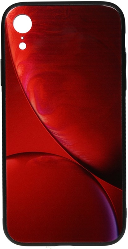 

Панель TOTO Print Glass Space Case для Apple iPhone Xr Rubin Red