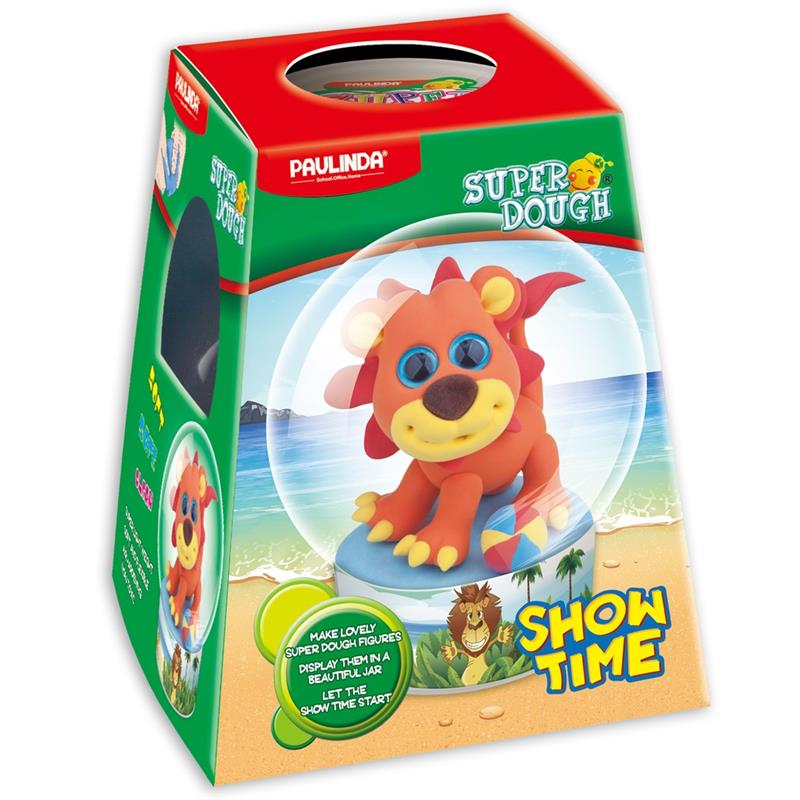 

Масса для лепки Paulinda Super Dough Show time Лев PL-081459-1