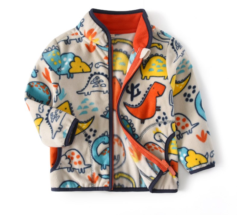 

Кофта детская флисовая Colorful dinosaurs Berni Kids (130)