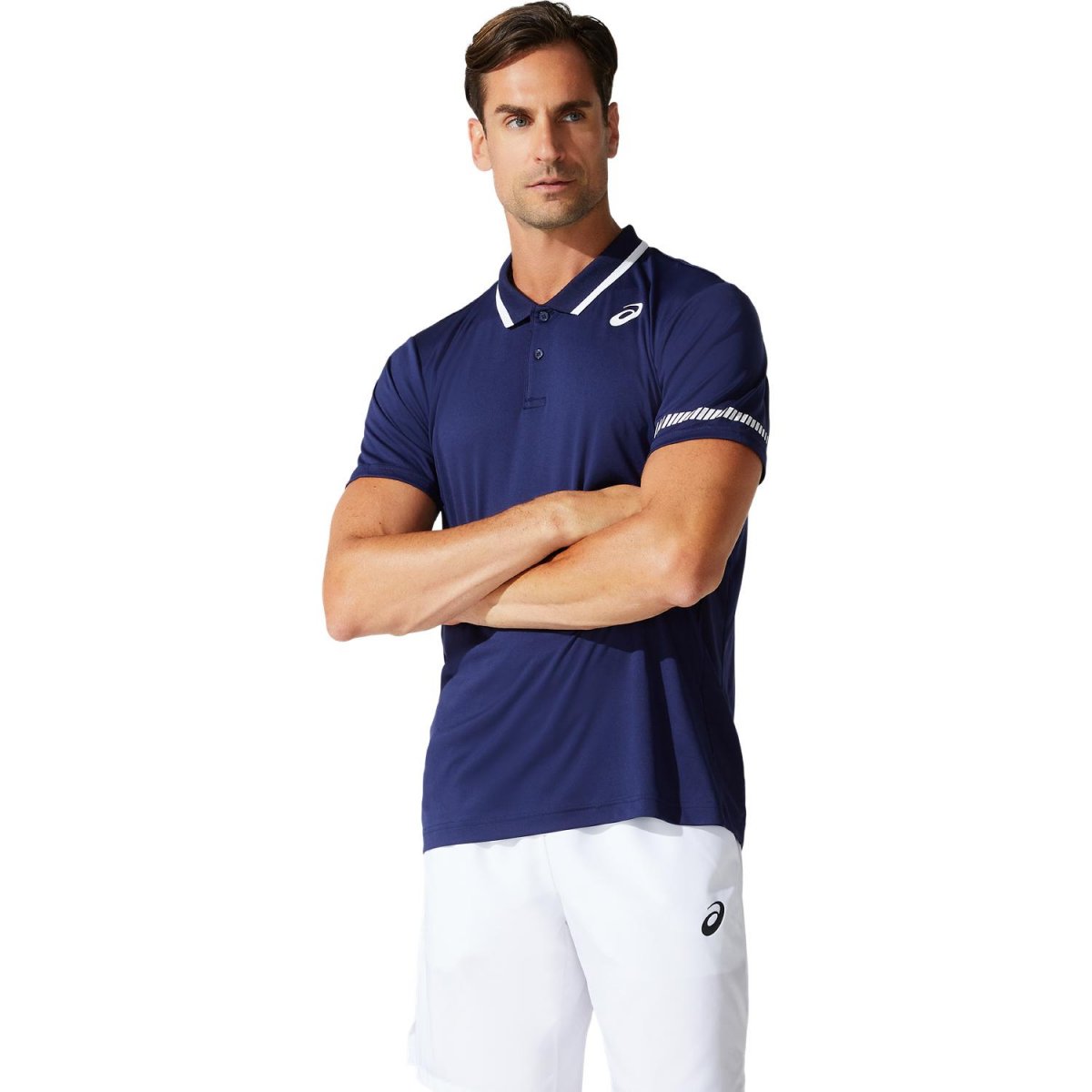 

Поло Asics COURT M POLO SHIRT L синий c-2041A138-400