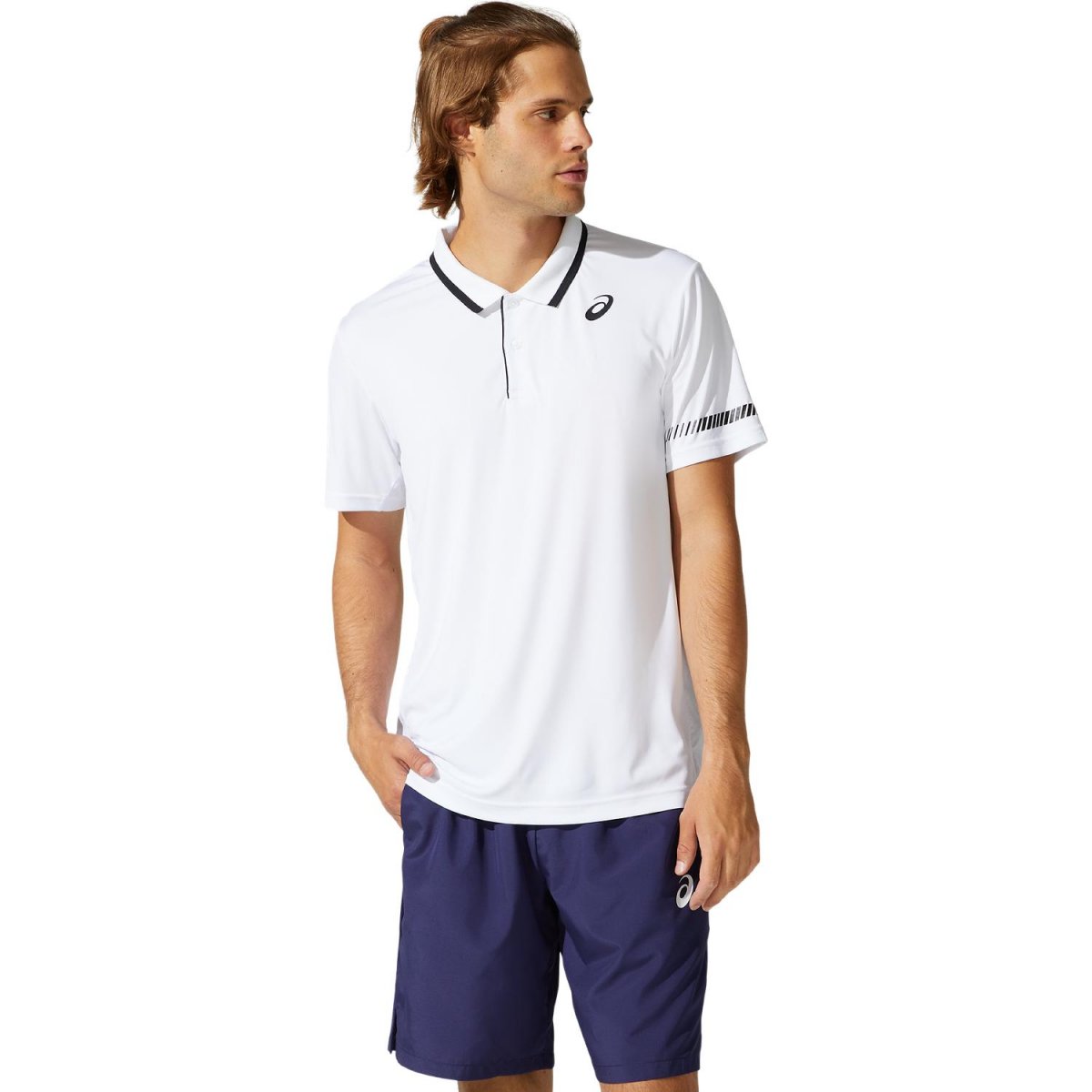 

Поло Asics COURT M POLO SHIRT XL белый c-2041A138-100