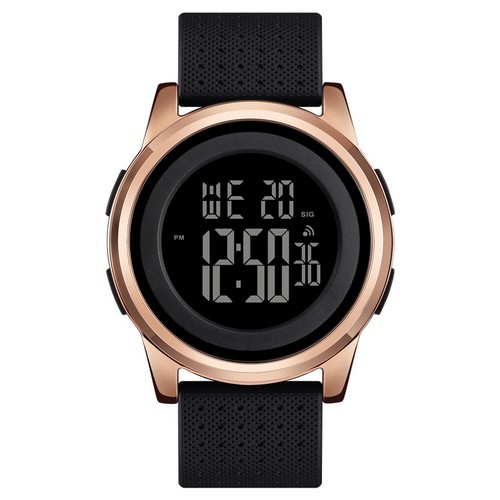 

Мужские наручные часы 1502 Black-Cuprum Skmei 44 мм Черный