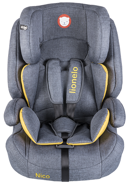

Автокресло детское NICO YELLOW Lionelo до 36кг (det0004278)